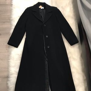 Wool trench coat